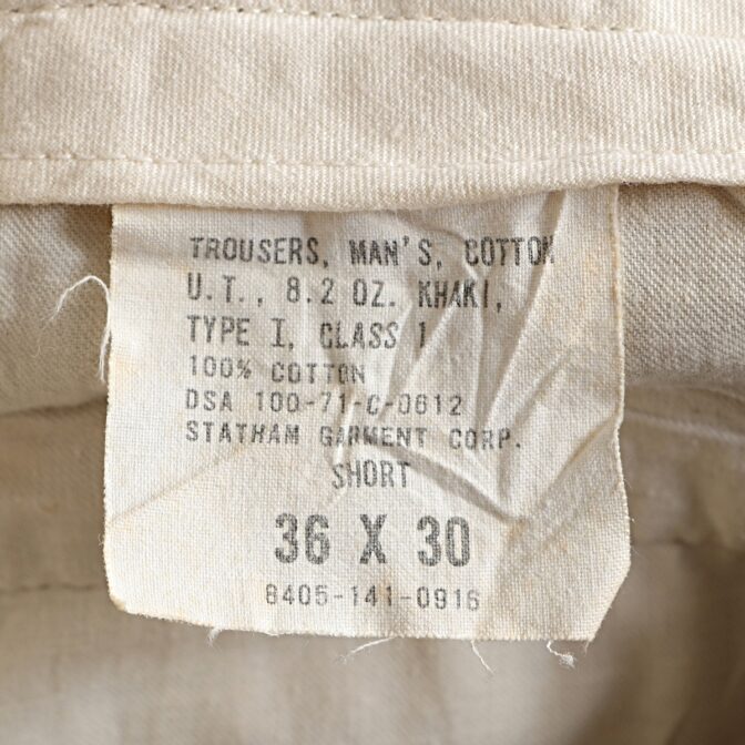 70s ミリタリー チノパン メンズ 古着