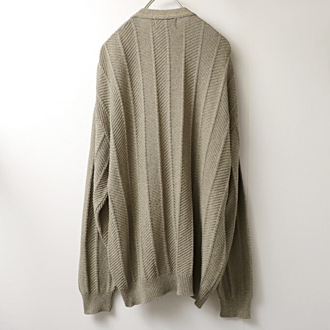 古着 カーディガン usa製 ピスタチオカラー