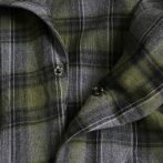 ブロックチェック柄 ガウン メンズ 古着