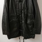 レザー ダッフルコート メンズ 古着