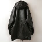 レザー ダッフルコート メンズ 古着