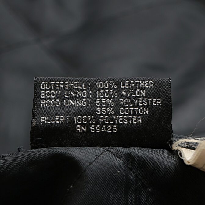 レザー ダッフルコート メンズ 古着