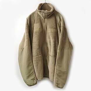 非公開: 00s ECWCS GEN3 ミリタリー フリース ジャケット M/R 古着 used コヨーテ