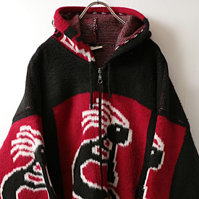 エクアドル製 ニット パーカー ネイティブ