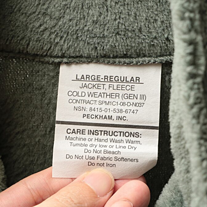 GEN2 フリース ミリタリー ジャケット ECWCS