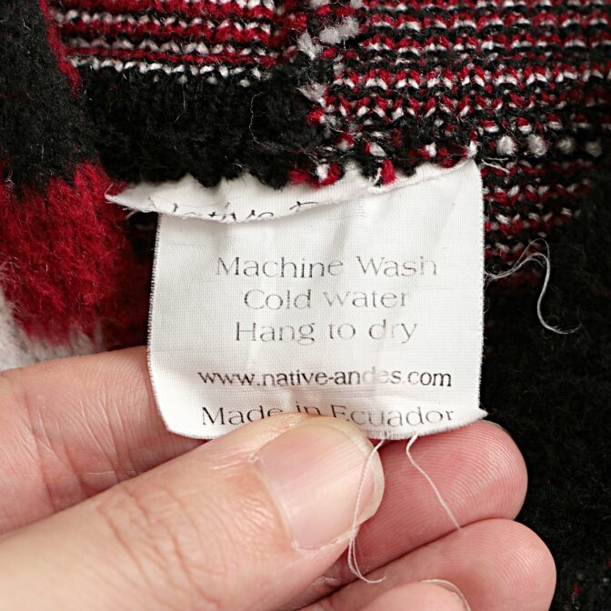 エクアドル製 ニット パーカー ネイティブ