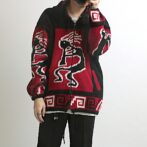 エクアドル製 ニット パーカー ネイティブ