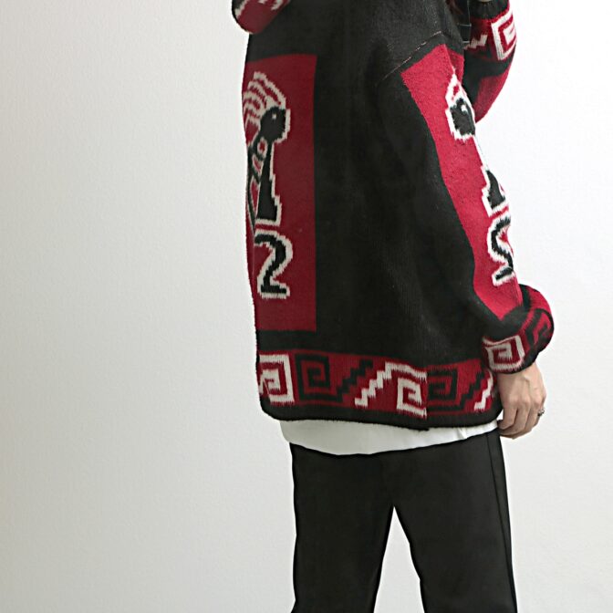 エクアドル製 ニット パーカー ネイティブ