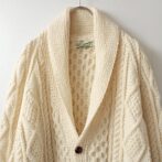 アランニット カーディガン ビッグサイズ