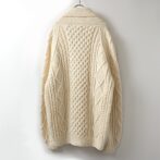 アランニット カーディガン ビッグサイズ