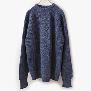 80s~ country knit wear アイルランド製 アランニット ウール