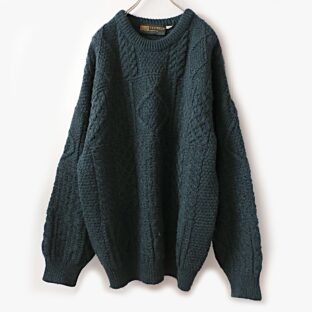 British wool collection 英国製 アランニット セーター 古着 used