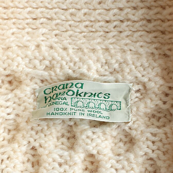 アランニット カーディガン ビッグサイズ