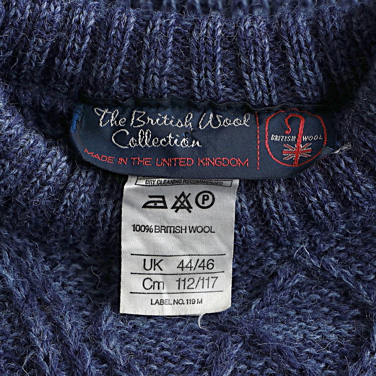 British wool collection 英国製 アランニット セーター 古着 used ...