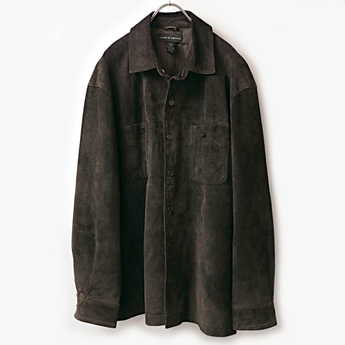 croft&barrow 古着 スエード レザー ジャケット