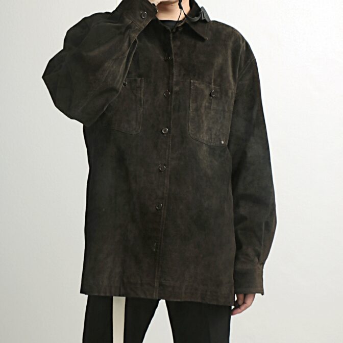 croft&barrow 古着 スエード レザー ジャケット