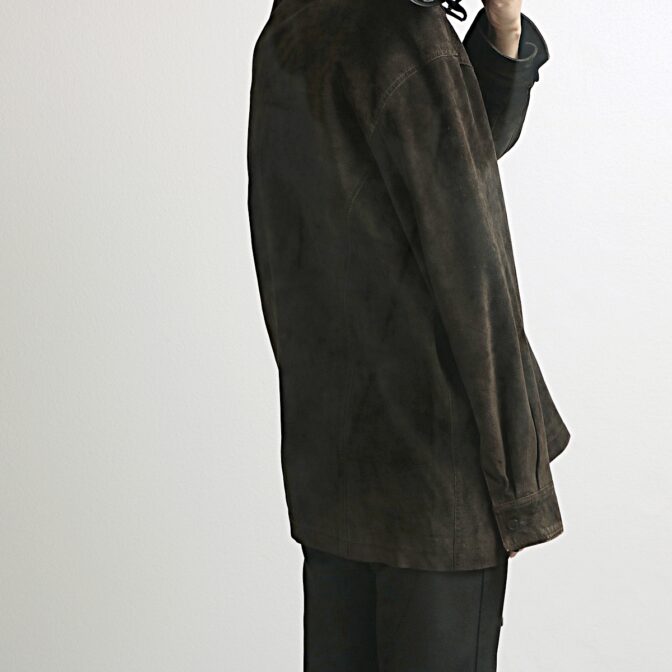 croft&barrow 古着 スエード レザー ジャケット