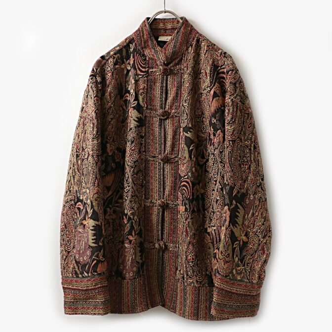 ホワイトスタッグ 柄 ジャケット オリエンタル