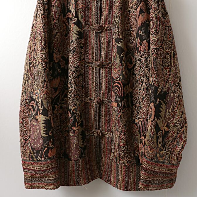 ホワイトスタッグ 柄 ジャケット オリエンタル