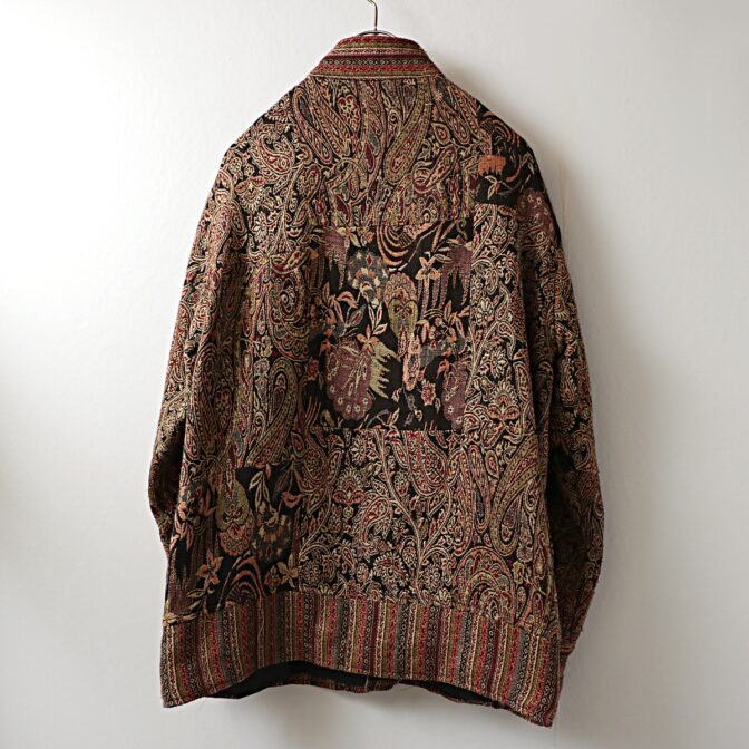 ホワイトスタッグ 柄 ジャケット オリエンタル