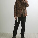 ホワイトスタッグ 柄 ジャケット オリエンタル