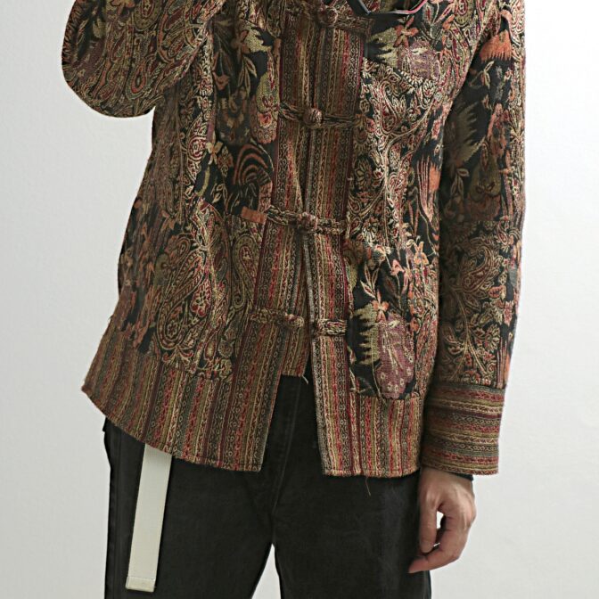 ホワイトスタッグ 柄 ジャケット オリエンタル