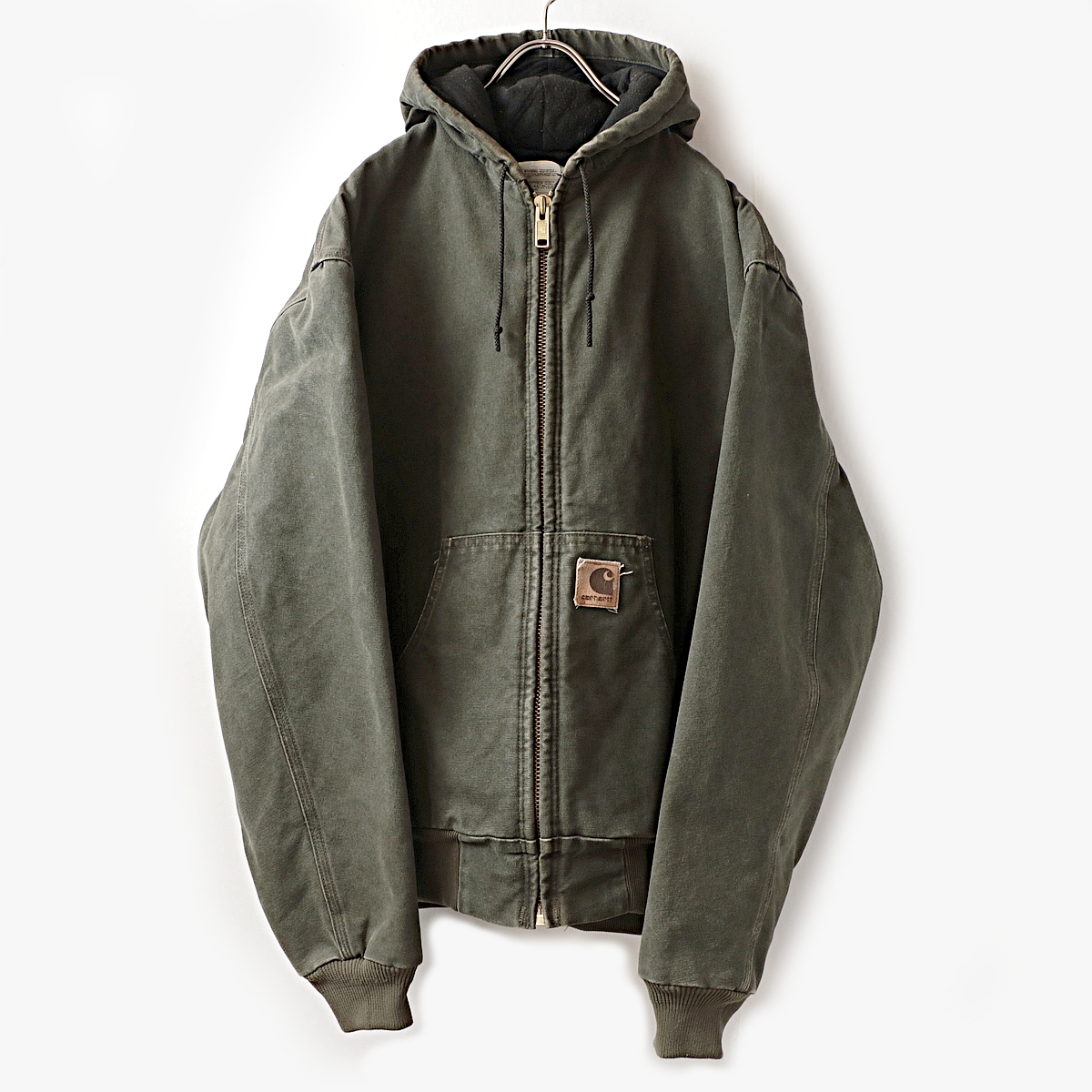 Carhartt カーハート ダックジャケット ジップパーカー パーカー袖丈