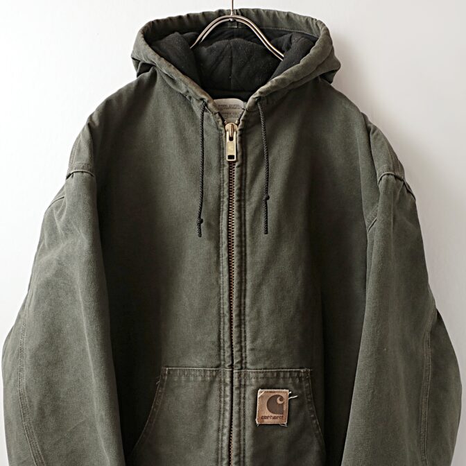 カーハート ダック ジャケット フーディ 古着