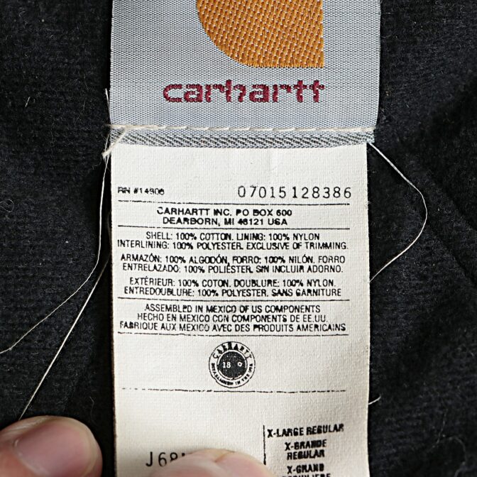 カーハート ダック ジャケット フーディ 古着