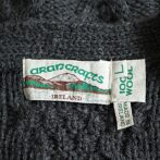 アランクラフト アランニット カーディガン 古着