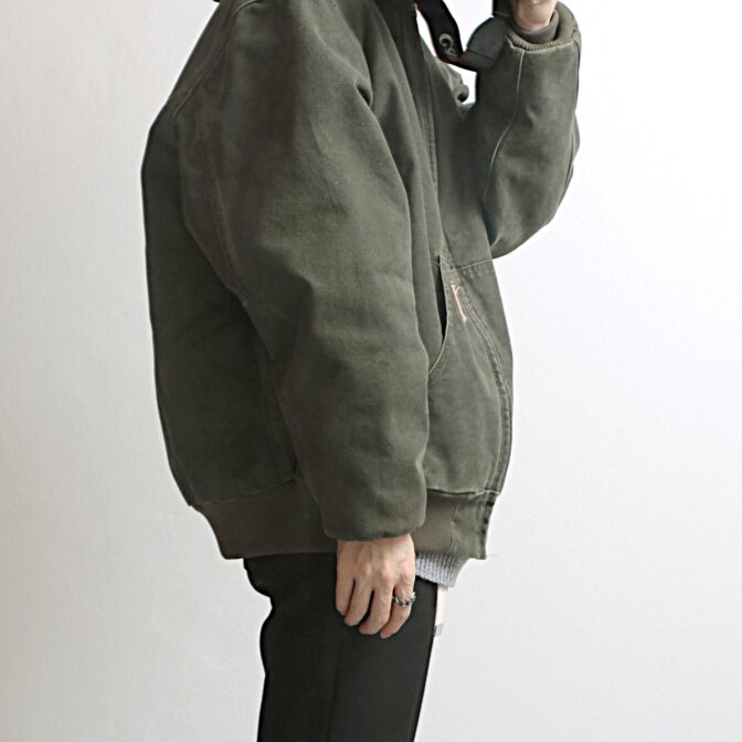 カーハート ダック ジャケット フーディ 古着