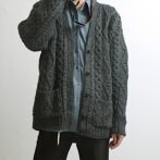 アランクラフト アランニット カーディガン 古着