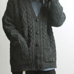 アランクラフト アランニット カーディガン 古着