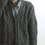 アランクラフト アランニット カーディガン 古着