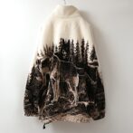 90s アニマル柄 フリースジャケット