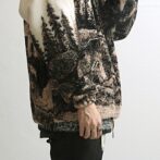 90s アニマル柄 フリースジャケット