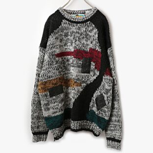 90s Liberty Sweaters usa製 2color ケーブル コットン ニット