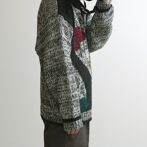 柄 アクリル ニット セーター 古着