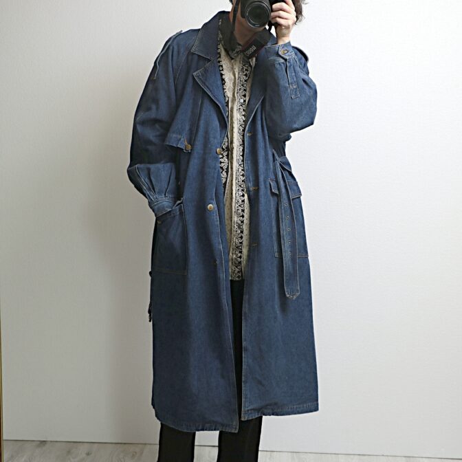 80s~ TOGETHER デニム コート 古着