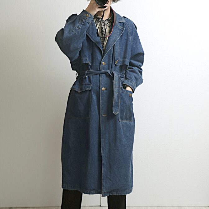 80s~ TOGETHER デニム コート 古着