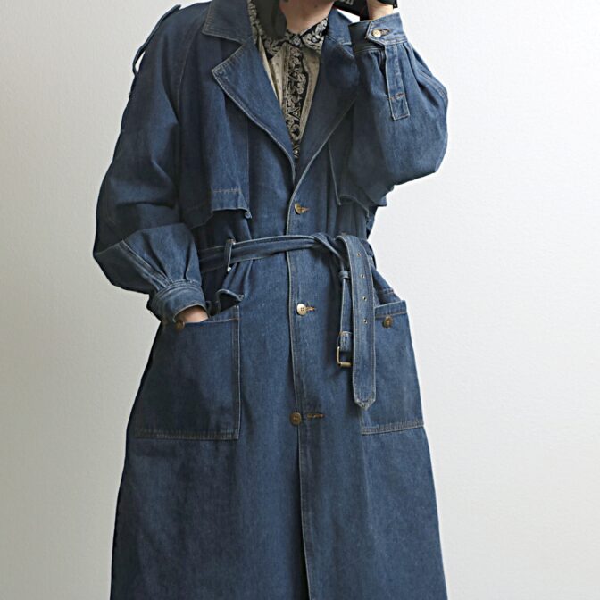 80s~ TOGETHER デニム コート 古着