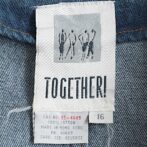 80s~ TOGETHER デニム コート 古着