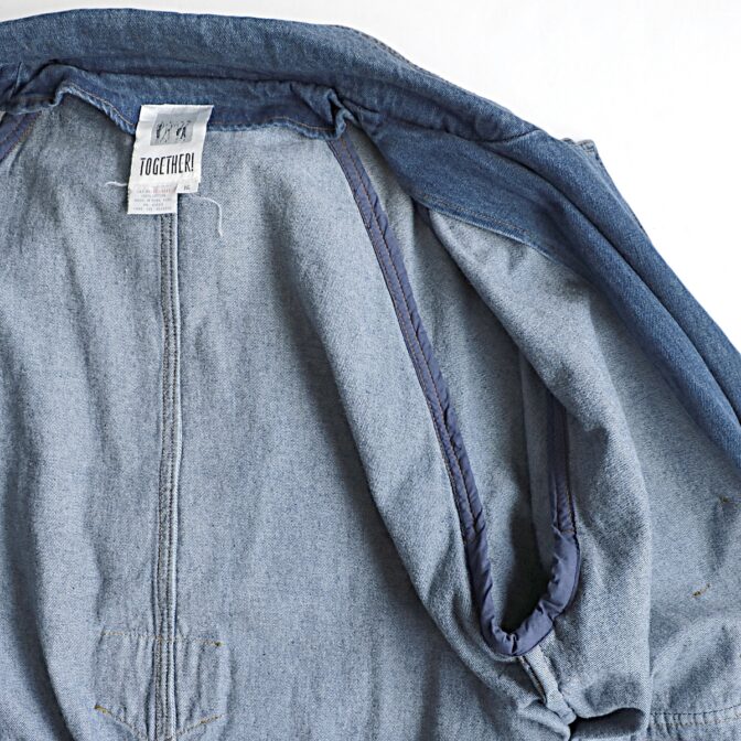 80s~ TOGETHER デニム コート 古着
