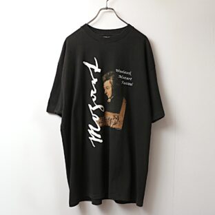 90s vintage Mozart モーツァルト 偉人 music festival ミュージック プリント Tシャツ 古着 used