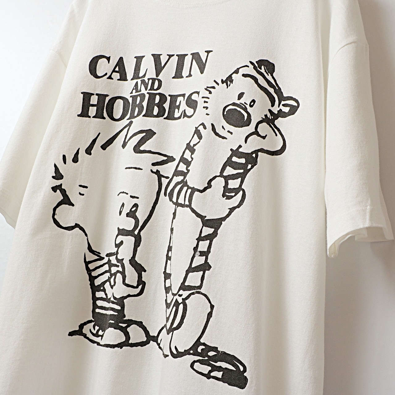90S USA製 カルビン＆ホッブス 1990 オールド Tシャツ