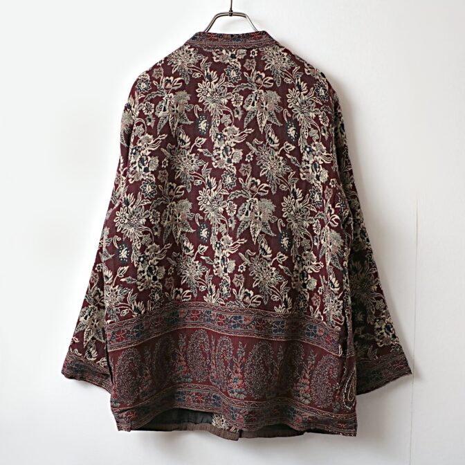 ホワイトスタッグ 柄 ジャケット 古着