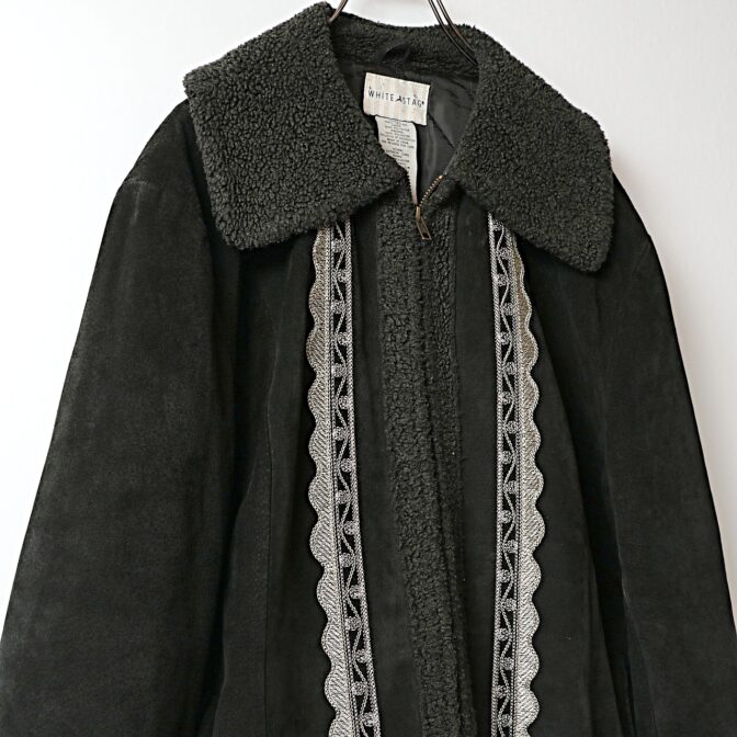 ホワイトスタッグ レザージャケット スエード