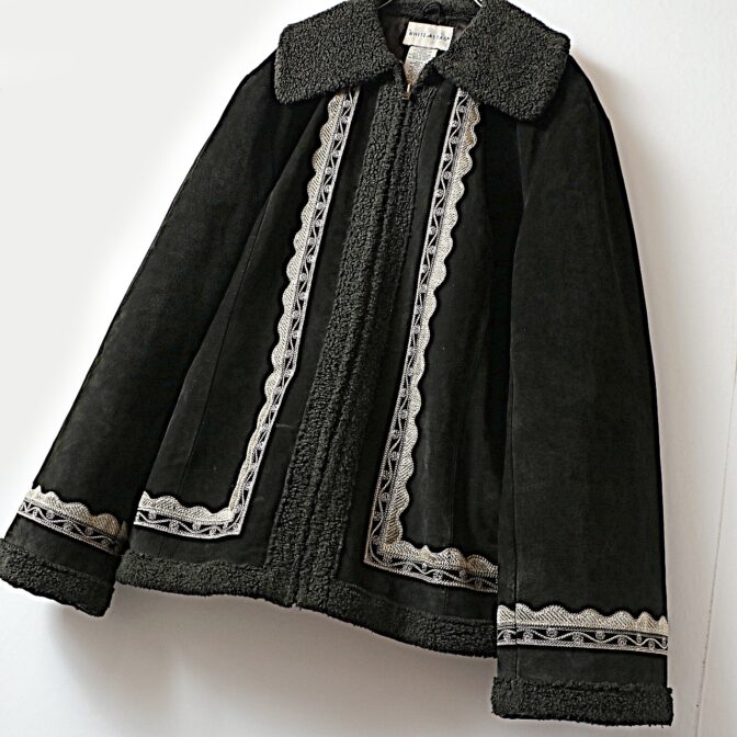 ホワイトスタッグ レザージャケット スエード