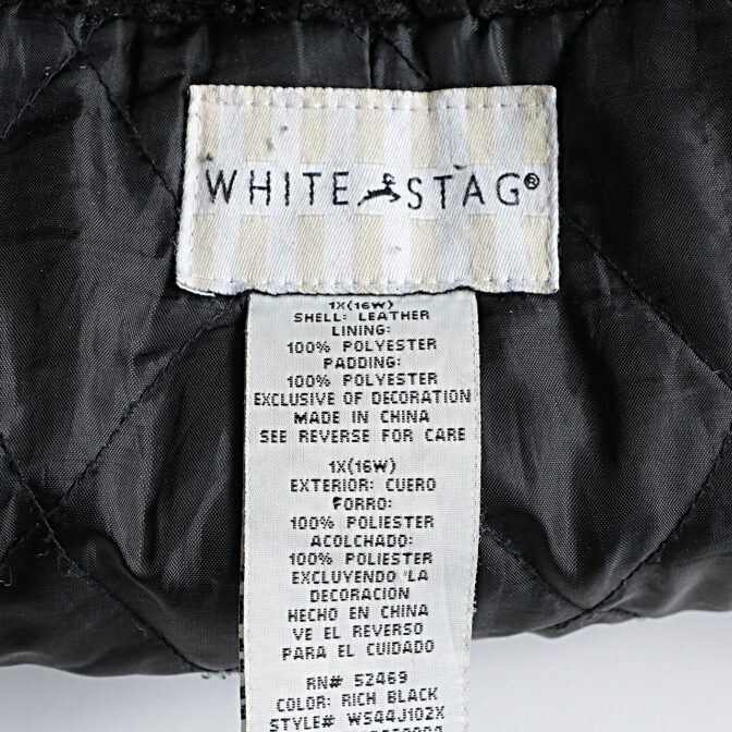 ホワイトスタッグ レザージャケット スエード