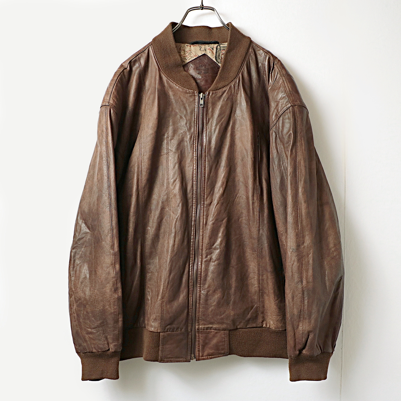 Echtes leder レザー コート Ｍサイズ USED品-